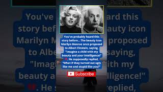 What Happened When Monroe Met Einstein
