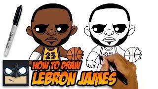 How to Draw Lebron James | LA Lakers