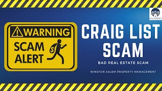 Bad Craigslist Real Estate Scam "Winston-Salem Property Management"