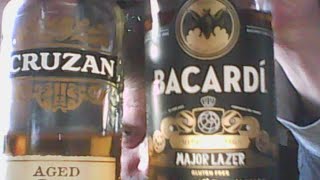 Cruzan Aged Dark Rum vs. Bacardi Major Lazer