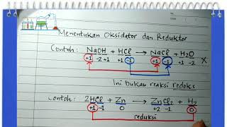 Menentukan Oksidator dan Reduktor
