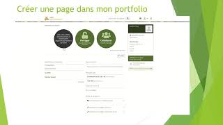 Créer un portfolio Mahara