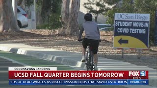 Students Start Fall Semester at UCSD Monday