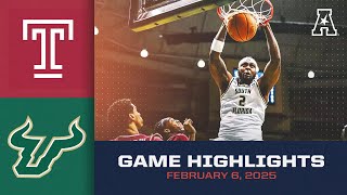 Game Highlights: Temple vs. South Florida (Feb. 6, 2025)