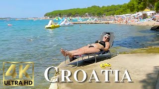 Beach Walk 4K Croatia | Walking along the Coast of Biograd na Moru with Olivia