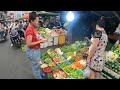 cambodian market food tour organic fruit vegetables cambodian traditional market