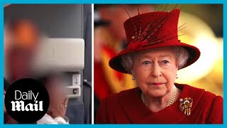 Emotional moment BA air stewardess broke down in tears as pilot revealed Queen had died mid-flight
