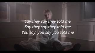 Paramore - Told you so [Lyrics]