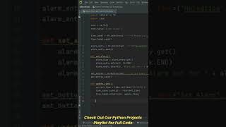 Alarm Clock With GUI In Python Trick 😏 #alarmclock #alarm #python #coding #programming