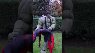 Hulk Destroys Spiderman!