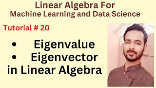 Tutorial 20: Eigenvalue and Eigenvector in Linear Algebra for Machine Learning