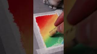 Easy oil pastel art (oil pastel blending technique) #shorts #oilpastel #easydrawing #art #painting