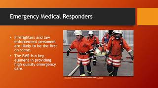 Lecture 1 EMS Systems (EMR)