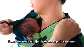 How to use the Chimparoo Infant Insert with a Newborn