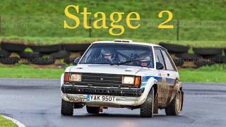 Talbot Sunbeam getting stuck/crash @ Pembrey Jaffa Xmas stages rally track