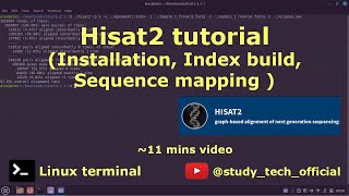 Hisat2 Tutorial | Install | Build Index | #mapping #bioinformatics #biology #tutorial #alignment