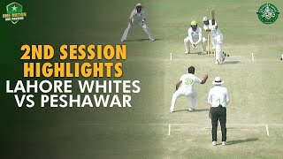2nd Session Highlights | Lahore Whites vs Peshawar | Day 4 | Match 17 | #QeAT 2023/24 | PCB | M1U1A