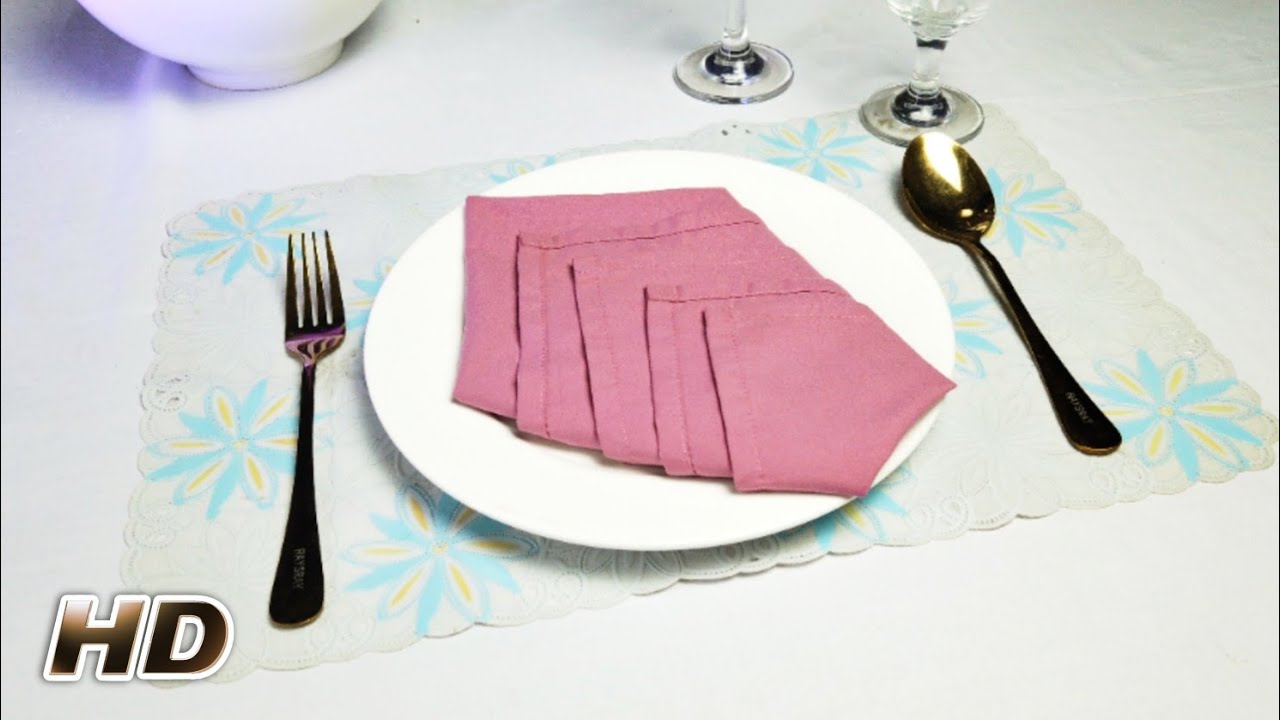Diamond Napkin Folding Youtube