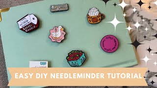 How to Make DIY Easy Needle Minders - Flosstube Extra #1