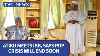 ISSUES WITH JIDE: Atiku Says PDP Crisis Will End Soon, as Jonathan Denies Link with Aggrieved Govs