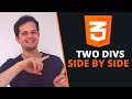 How to place two divs side by side