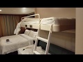 Norwegian Cruise Line  Escape with Kids on Balcony Room set up