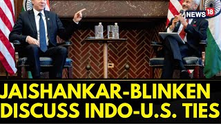 EAM S Jaishankar And Anthony Blinken Discuss India-US Cooperation In Washington, U.S. | News18