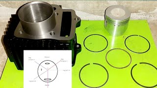 Cara memasang ring piston honda supra x 125/karisma anti ngebul