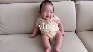 Vlog. 육아브이로그 | 생후54~70일 하성이의 일상 |