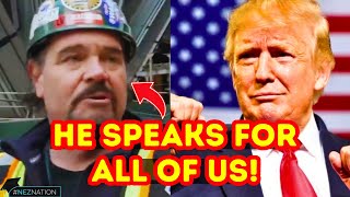 🚨The BEST  You'll See ALL DAY! NY Union Worker Has a Message for Biden & Trump B
