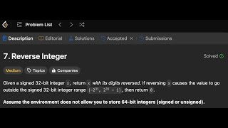 Reverse Integer | Simple solution | LeetCode 7 | Golang