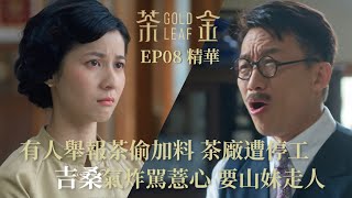 【茶金】被舉報茶偷加料 遭停工 吉桑氣炸駡薏心 要山妹走人｜EP8 精華 公視 Gold Leaf