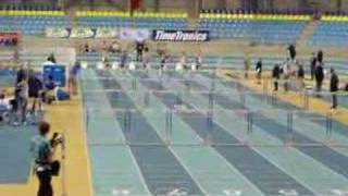 Michael Bultheel 60m horden reeks BK AC indoor