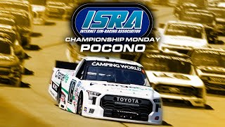 ISRA Truck Series | Championship Monday at POCONO | S2 Rd 12 | iRacing Truck Broadcast