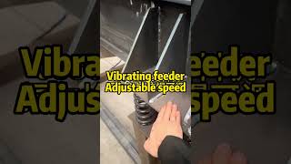 Vibrating feeder Adjustable speed #sand #feeder