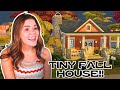 Building a Cozy Fall Tiny House in the Sims 4 🍁