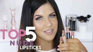 TOP 5 NUDE AFFORDABLE LIPSTICKS