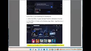 Fix FIFA 21 not launching in EA Desktop on Windows 11/10