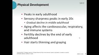 Developmental Psychology: Chapter 13--Early Adulthood