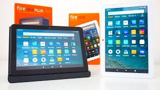 Amazon Fire HD 8 & Fire HD 8 Plus Tablets Unboxing & Comparison! (2020 10th Generation)