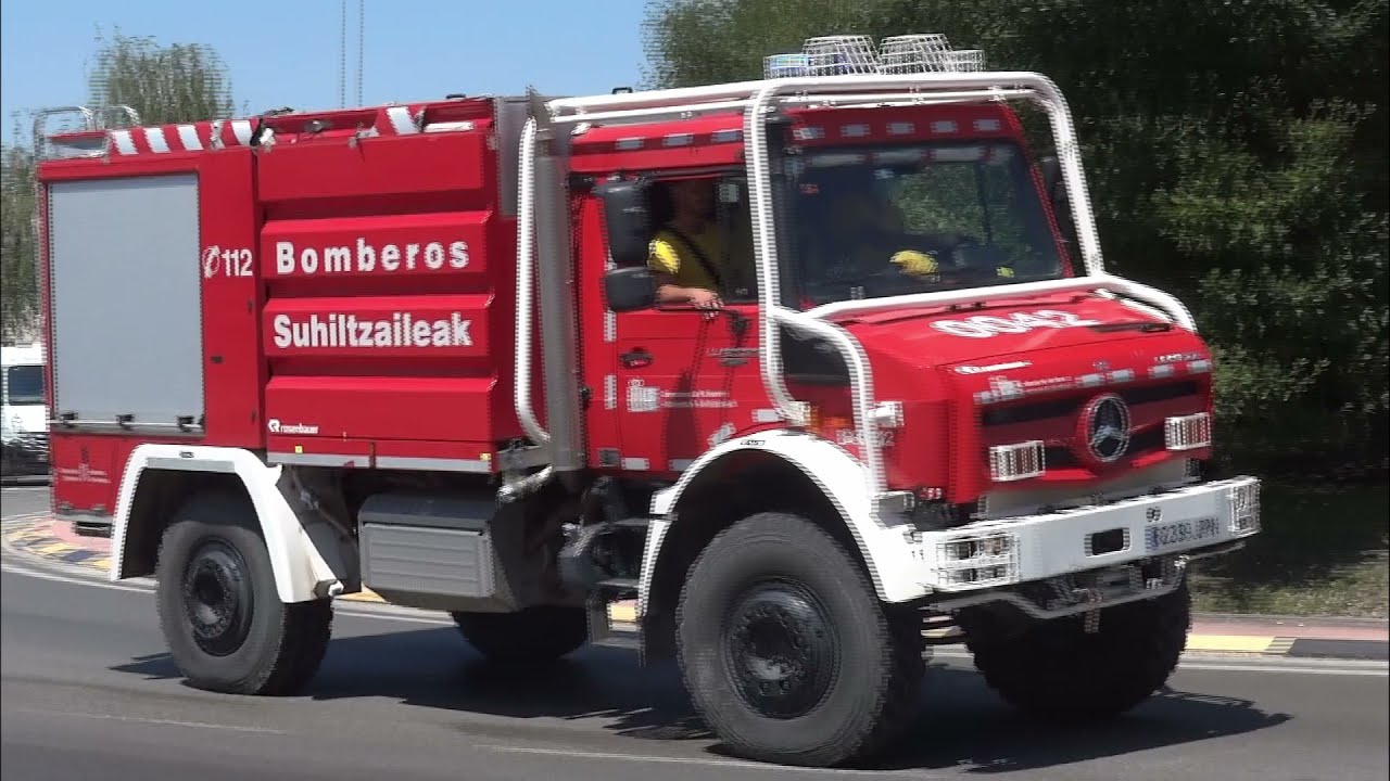 Bomberos De Navarra Tren De Salida Completo A Incendio Forestal ...