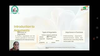 Understanding Formal argument|Python Programming|SNS Institutions