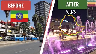 👉👌💚💛💖👁‍🗨🛑▶Addis Ababa Walk from St George's to Churchill Street at night ጠቅላዩን ጨብጥኩት ዛሬ Hailu sebhat