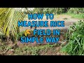 how to measure Rice field using GARMIN #GPS AREA CALCULATION