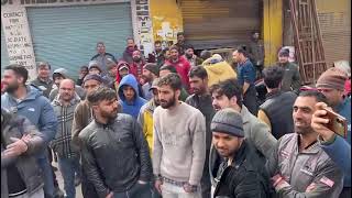 Prote%st over installation of smart meters at fareedia chowk Kishtwar. Watch video, like, share