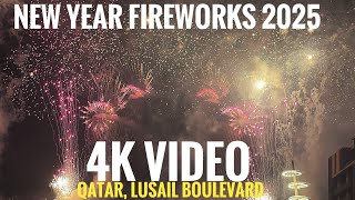 New year fireworks 2025 | Lusail boulevard | Qatar2025