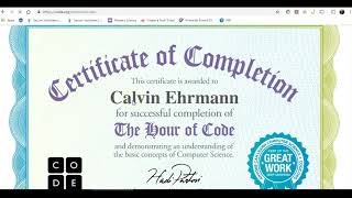 Printing Certificates in Code.org
