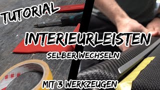 Tutorial für BMW X4 wie Interieurleisten wechseln │ M Performance │BENDA