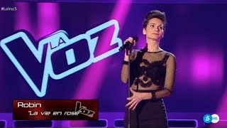 Robin Torres - La vie en rose, Edith Piaf (La Voz 2015)