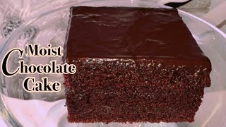 Homemade Moist Chocolate Cake Recipe | How to make Moist Chocolate Cake?